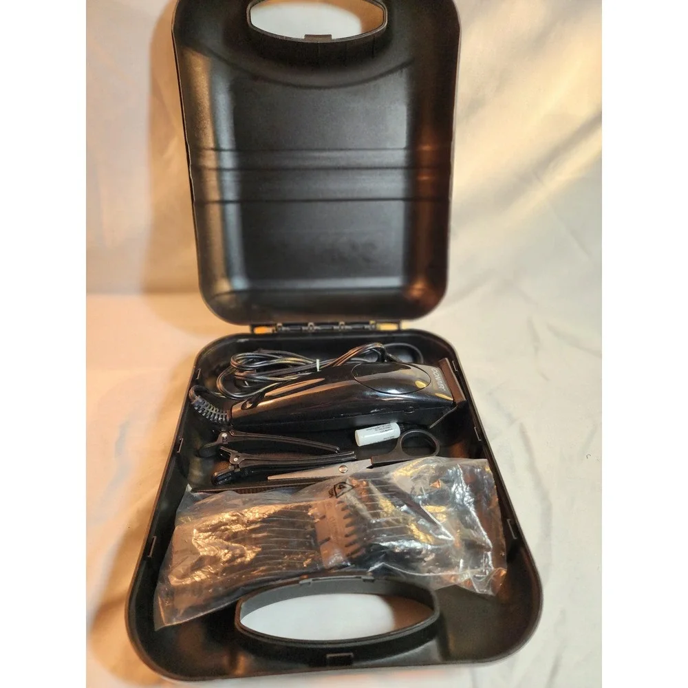 Conair Corded Hair Clipper Kit 15 Piece Home Haircutting Set with Hard CaseBlack